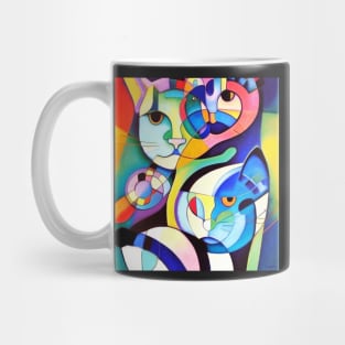 The Owl and The Pussycat Abstract Mug